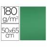 Cartulina liderpapel 50x65 cm 180g/m2 verde navidad paquete de 25 - CX73