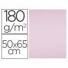 Cartulina liderpapel 50x65 cm 180g/m2 rosa paquete de 25 - CX69