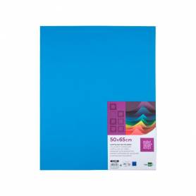 Cartulina liderpapel 50x65 cm 180g/m2 azul turquesa paquete de 25 hojas