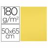 Cartulina liderpapel 50x65 cm 180g/m2 amarillo limon paquete de 25 - CX57