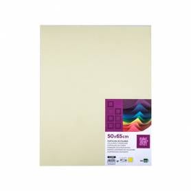 Cartulina liderpapel 50x65 cm 180g/m2 amarillo paquete de 25 hojas