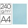 Papel color liderpapel pergamino a4 240g/m2 azul pack de 25 hojas - PW18