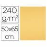 Cartulina liderpapel 50x65 cm 240g/m2 oro paquete de 25 unidades - CX93