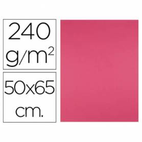 Cartulina liderpapel 50x65 cm 240g/m2 fucsia paquete de 25 hojas