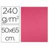 Cartulina liderpapel 50x65 cm 240g/m2 fucsia paquete de 25 unidades - CX85