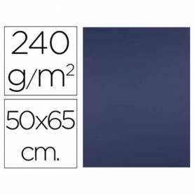 Cartulina liderpapel 50x65 cm 240g/m2 azul zafiro paquete de 25 hojas