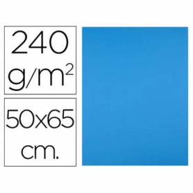 Cartulina liderpapel 50x65 cm 240g/m2 azul turquesa paquete de 25 hojas