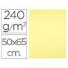 Cartulina liderpapel 50x65 cm 240g/m2 amarillo medio paquete de 25 unidades - CX76