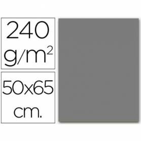 Cartulina liderpapel 50x65 cm gris 240 gr unidad