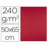 Cartulina liderpapel 50x65 cm 240g/m2 rojo navidad - CX17