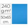 Cartulina liderpapel 50x65 cm 240g/m2 azul - CX04