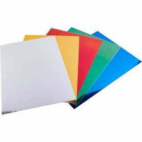 Cartulina liderpapel a4 235 g/m2 metalizada 5 colores surtidos paquete de 50 hojas