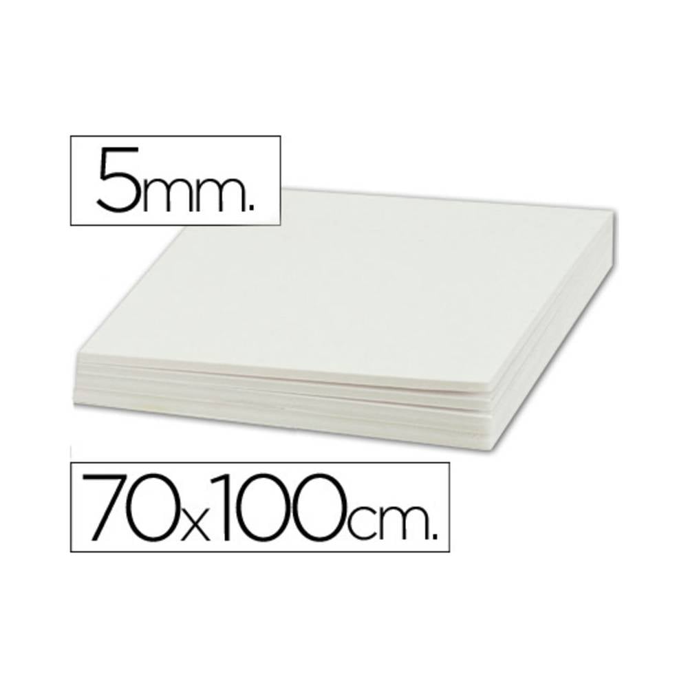 Carton pluma liderpapel blanco doble cara 70x100cm espesor 5mm