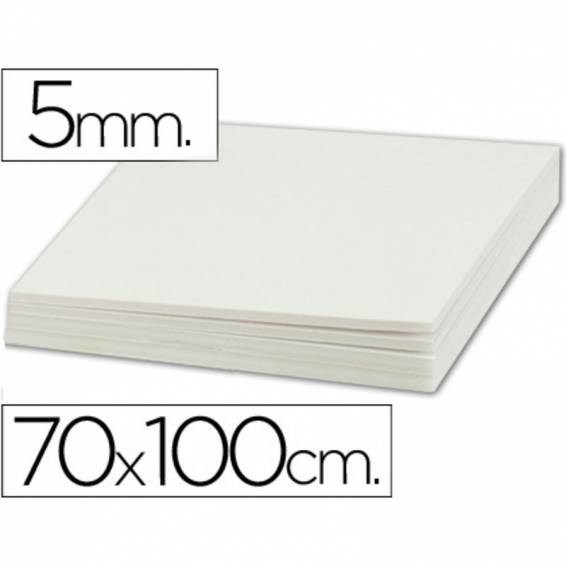 Carton pluma liderpapel blanco doble cara 70x100cm espesor 5mm