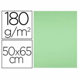 Cartulina liderpapel 50x65 cm verde pistacho 180 gr unidad