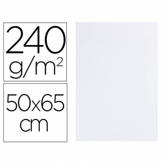 Cartulina liderpapel 50x65 cm 240g/m2 blanco