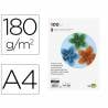 Cartulina liderpapel a4 180g/m2 marron paquete de 100 hojas - CT18