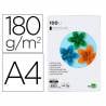 Cartulina liderpapel a4 180g/m2 negro paquete de 100 hojas - CT11