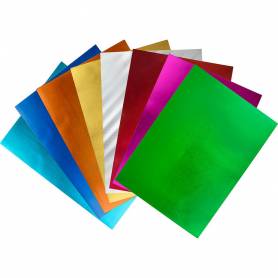 Goma eva liderpapel 50x70 cm espesor 2 mm metalizada verde