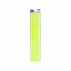 Papel crespon liderpapel 50 cm x 2,5 m 34g/m2 amarillo fluorescente