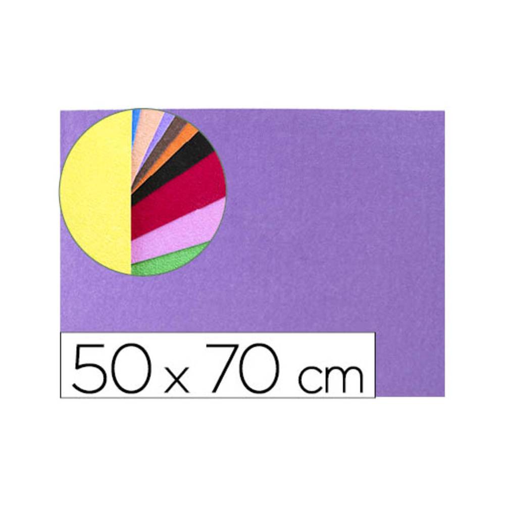 Goma eva liderpapel 50x70cm 60g/m2 espesor 2mm textura toalla lila