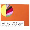 Goma eva liderpapel 50x70cm 60g/m2 espesor 2mm textura toalla naranja - GE14