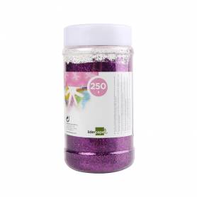 Purpurina liderpapel fantasia color violeta metalizado bote de 250 gr