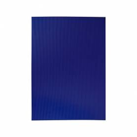 Goma eva ondulada liderpapel 50x70cm 2,2mm de espesor azul oscuro