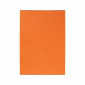 Goma eva ondulada liderpapel 50x70cm 2,2mm de espesor naranja