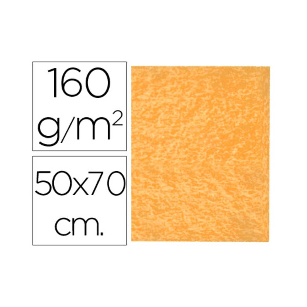 Fieltro liderpapel 50x70cm naranja 160g/m2