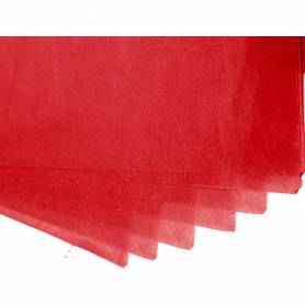 Papel seda liderpapel 52x76cm 18g/m2 bolsa de 5 hojas rojo