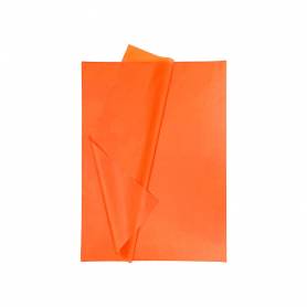 Papel seda liderpapel 52x76cm 18g/m2 bolsa de 5 hojas naranja