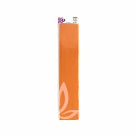 Papel crespon liderpapel 50 cm x 2.5m 34g/m2 naranja claro