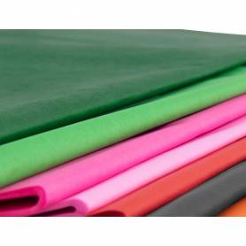 Papel seda liderpapel verde medio 52x76 cm 18 gr paquete de 25 hojas