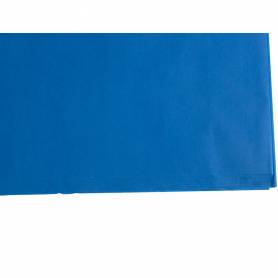 Papel seda liderpapel azul 52x76 cm 18 gr paquete de 25 hojas