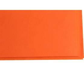 Papel seda liderpapel naranja 52x76 cm 18 gr paquete de 25 hojas