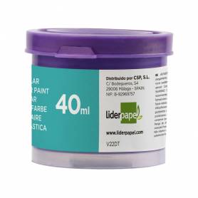 Tempera liderpapel escolar 40 ml violeta