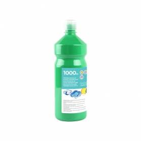 Tempera liquida liderpapel escolar 1000 ml verde