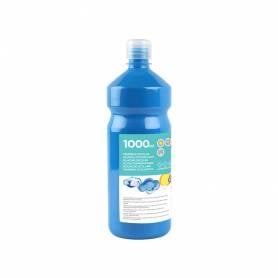 Tempera liquida liderpapel escolar 1000 ml azul