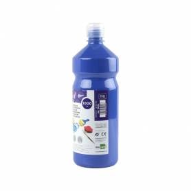 Tempera liquida liderpapel escolar 1000 ml azul marino