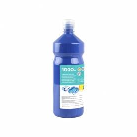 Tempera liquida liderpapel escolar 1000 ml azul marino