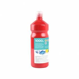 Tempera liquida liderpapel escolar 1000 ml rojo