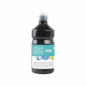 Tempera liquida liderpapel escolar 500 ml negro