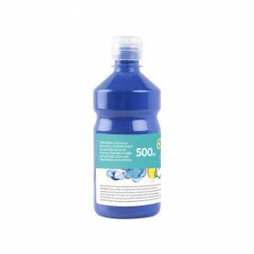 Tempera liquida liderpapel escolar 500 ml azul marino