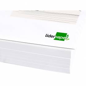 Papel dibujo liderpapel 210x297mm 150g/m2 sin recuadro pack de 10 hojas