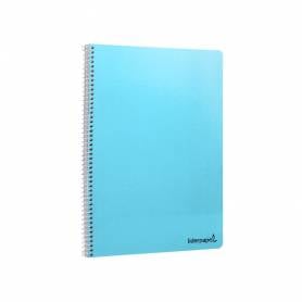 Cuaderno espiral liderpapel folio smart tapa blanda 80h 60gr rayado n 46 colores surtidos