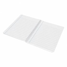 Cuaderno espiral liderpapel folio smart tapa blanda 80h 60gr rayado montessori 5mm con margen colores surtidos