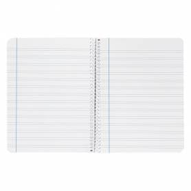 Cuaderno espiral liderpapel cuarto smart tapa blanda 80h 60gr pauta 3,5mm con margen colores surtidos