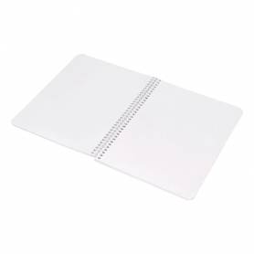 Cuaderno espiral liderpapel cuarto smart tapa blanda 80h 60gr liso sin margen colores surtidos