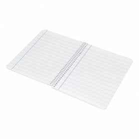 Cuaderno espiral liderpapel cuarto smart tapa blanda 80h 60gr rayado montessori 5mm colores surtidos